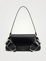 Voyou Leather Shoulder Flap Bag