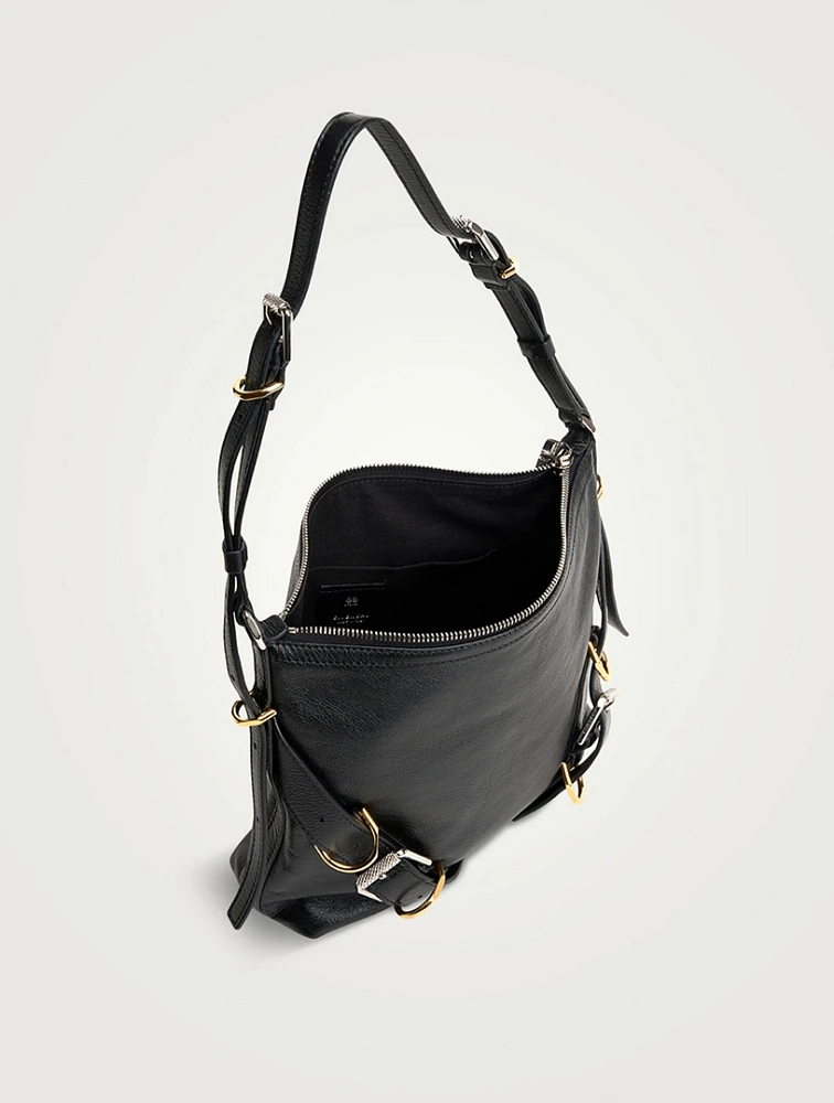 Small Voyou Leather Crossbody Bag