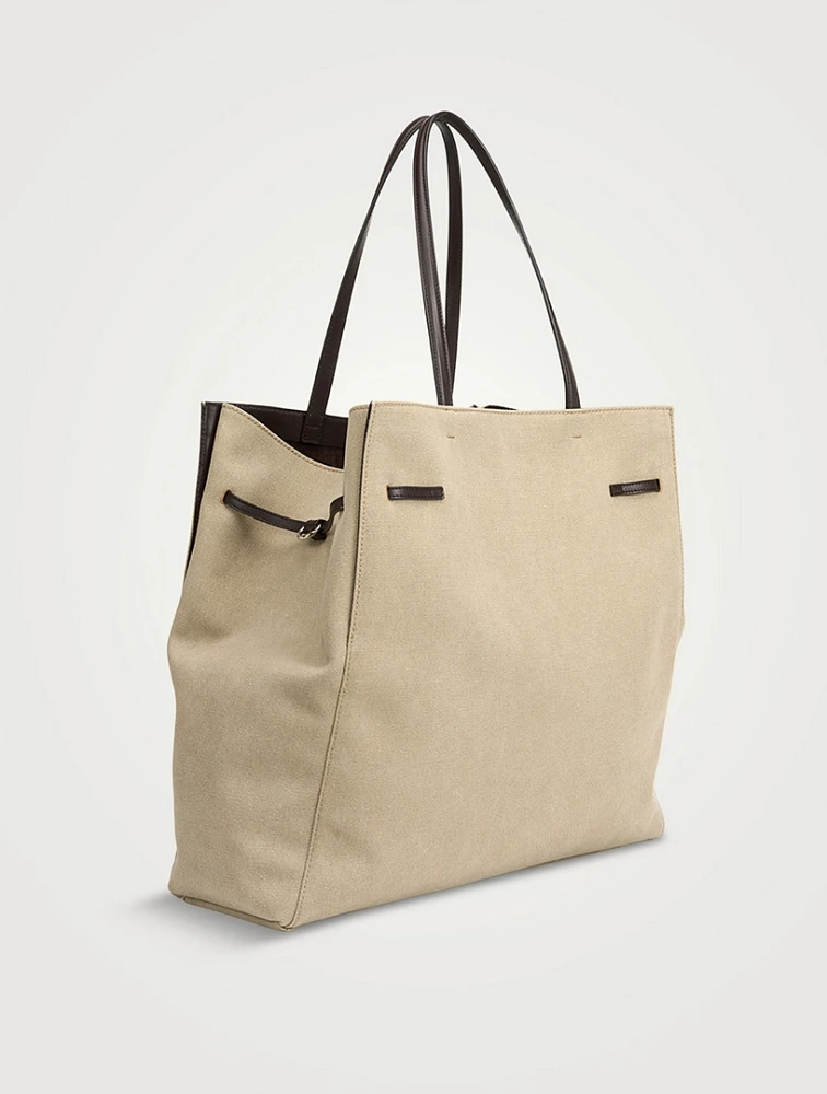 Large Voyou Canvas Tote Bag