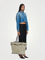 Large Voyou Canvas Tote Bag