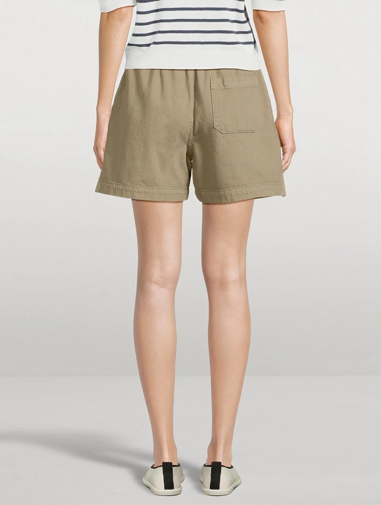 Textured Terry Shorts