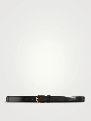 Slim Leather Trouser Belt