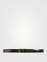 Slim Leather Trouser Belt