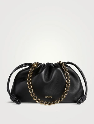 Flamenco Leather Purse With Donut Chain