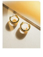 Monaco Huggie Hoop Earrings