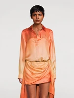 Tranquility Draped Silk Shirt