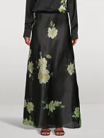 Harmony Maxi Skirt In Floral Print