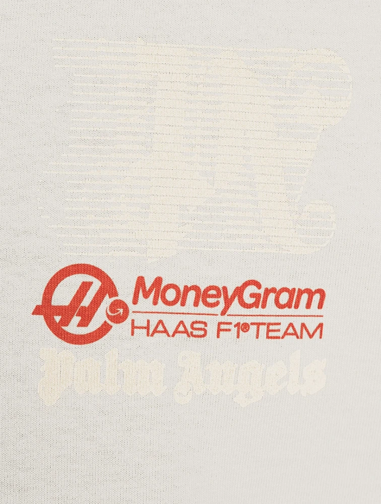 Palm Angels X Moneygram Haas F1 Team Montreal T-Shirt