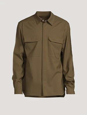 Porterville Stretch Wool Overshirt