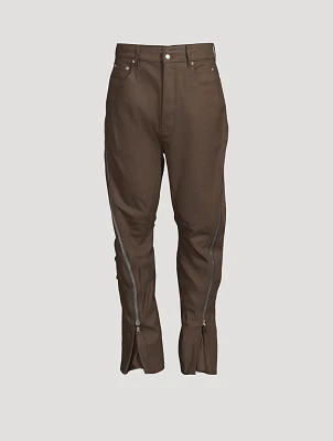 Bolan Banana Bootcut Zip Pants