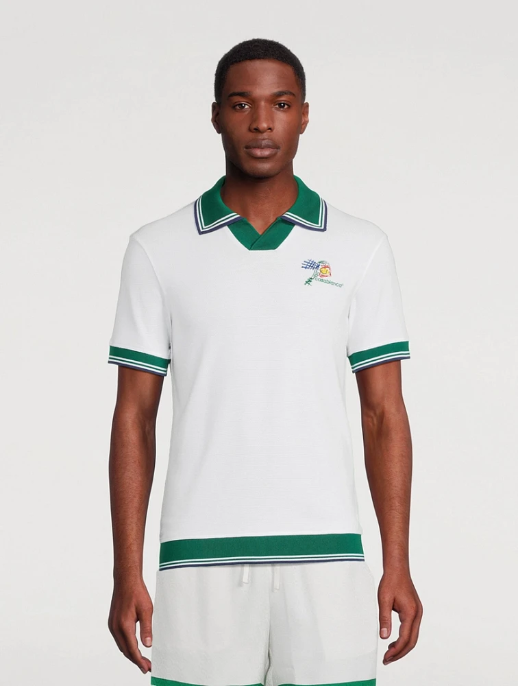 Organic Cotton Pique Polo Shirt