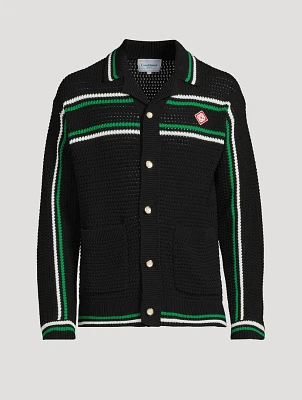 Crochet Shirt Jacket