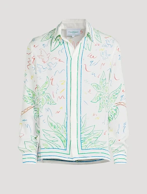 Crayon Tennis Club Silk Shirt