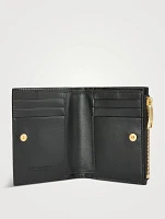Small Intrecciato Leather Bifold Wallet
