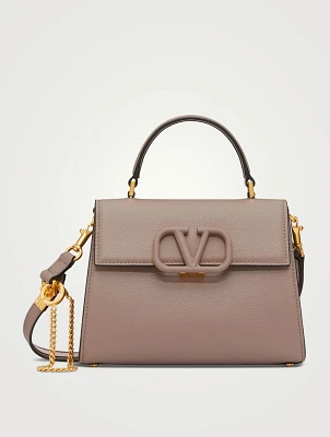 Small VSling Leather Satchel