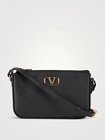 Mini VLOGO Leather Pouch