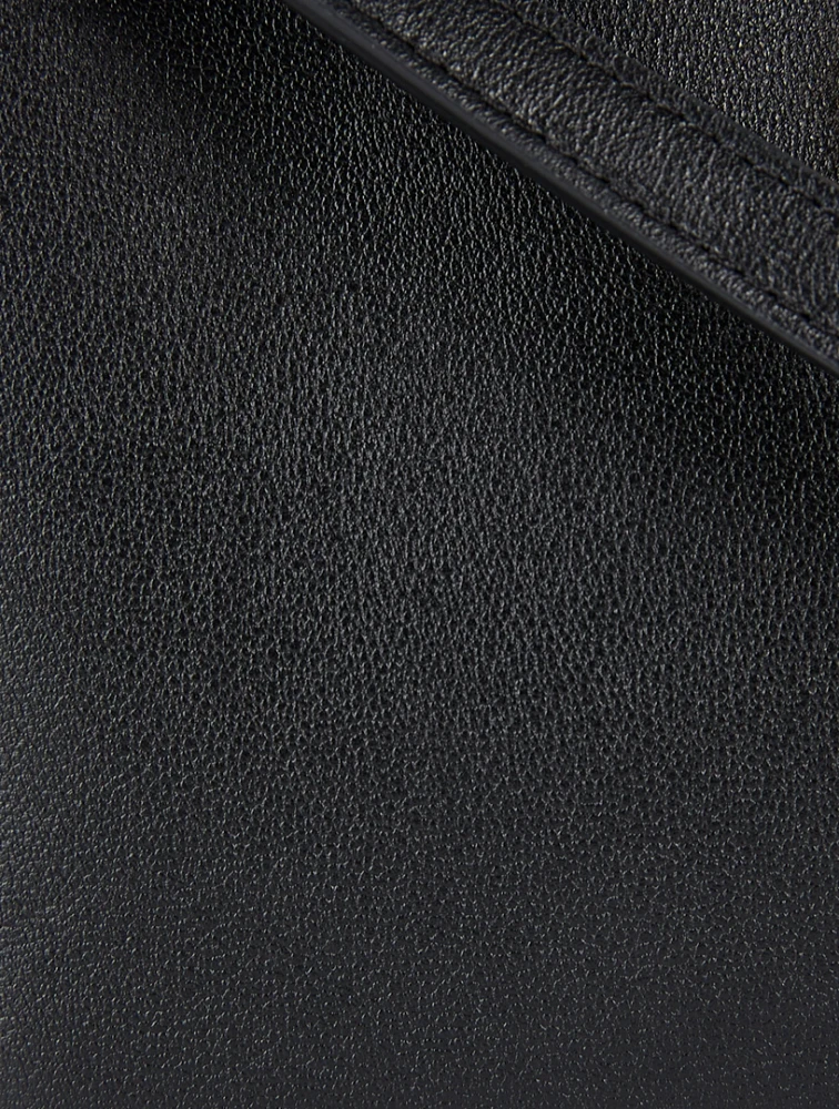 Mini VLOGO Leather Pouch