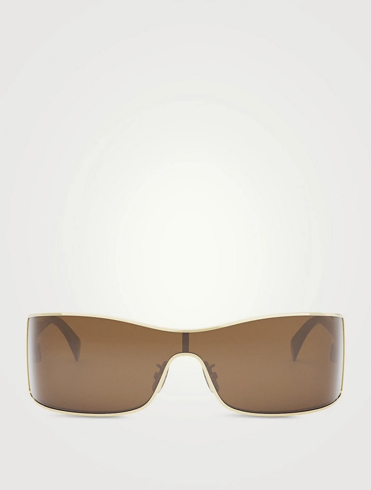 Maxi Metal Triomphe Shield Sunglasses