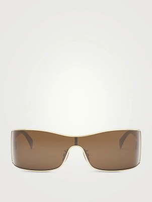 Maxi Metal Triomphe Shield Sunglasses