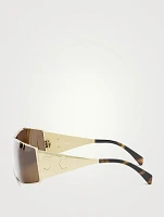 Maxi Metal Triomphe Shield Sunglasses