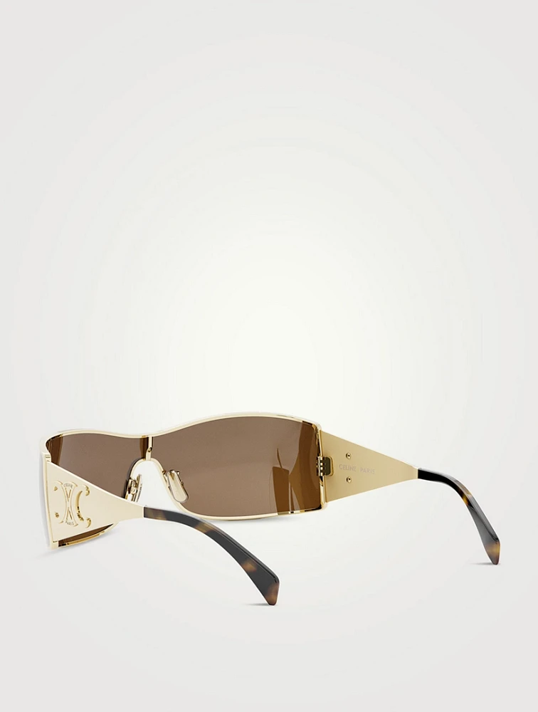 Maxi Metal Triomphe Shield Sunglasses