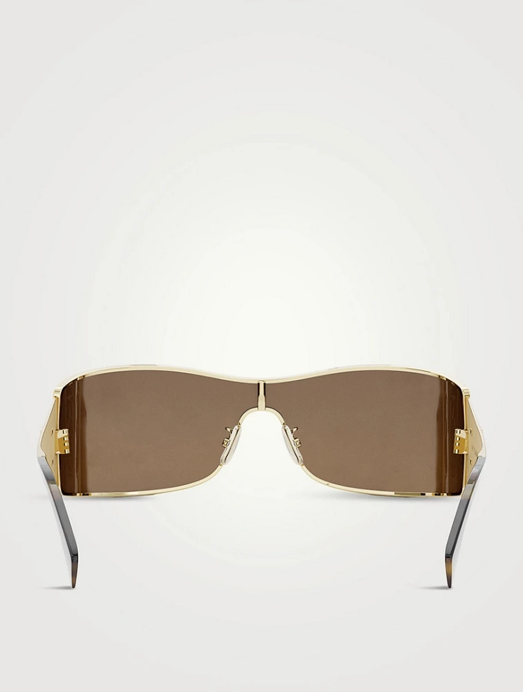 Maxi Metal Triomphe Shield Sunglasses