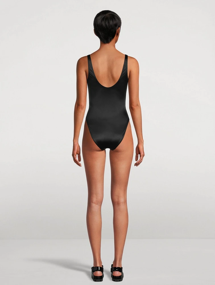 Twisted Cut-Out One-Piece Swimsuit