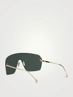 Fendi First Crystal Shield Sunglasses