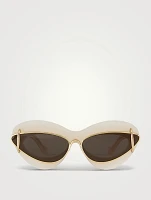 Double Frame Cat Eye Sunglasses