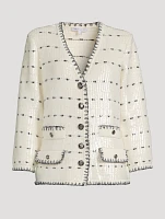 Ceriani Sequined Knit Jacket