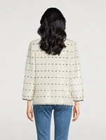 Ceriani Sequined Knit Jacket