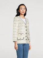 Ceriani Sequined Knit Jacket