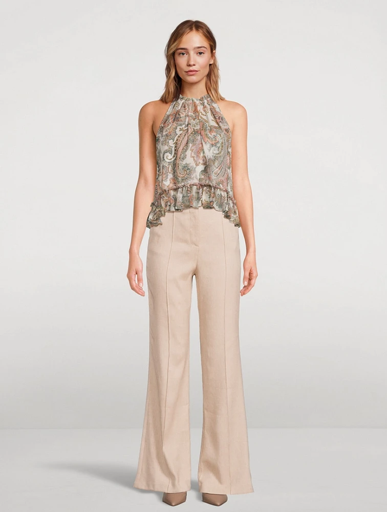 Renee Halter Top Floral Print