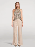 Renee Halter Top Floral Print