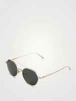 DiorBlackSuit R6U Round Sunglasses