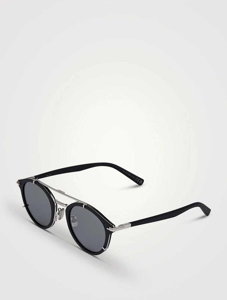 DiorBlackSuit R7U Round Sunglasses