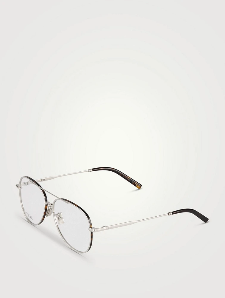 DiorBlackSuitO A2U Aviator Optical Glasses