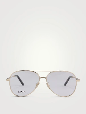 DiorBlackSuitO A2U Aviator Optical Glasses