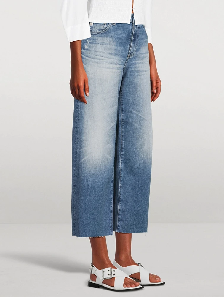 Saige Wide-Leg Crop Jeans