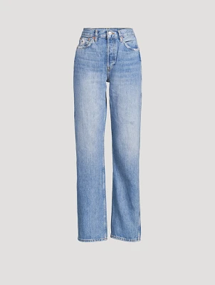90s Straight-Leg Jeans