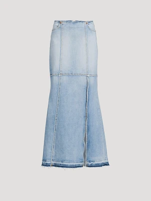 Denim Maxi Skirt