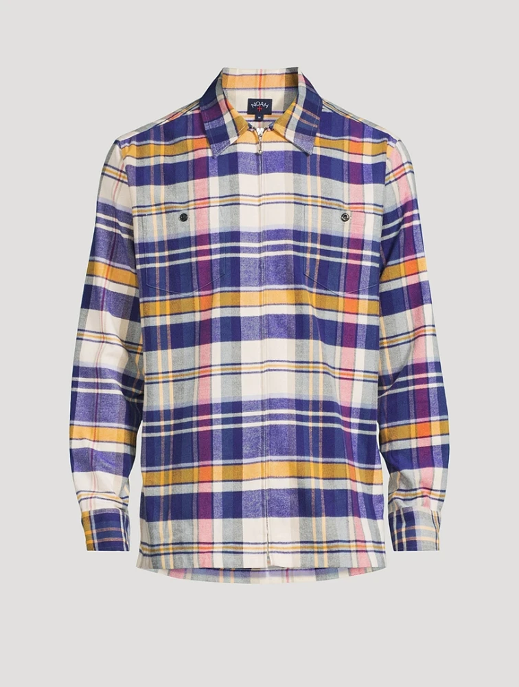 Lightweight Plaid Flannel Shirt