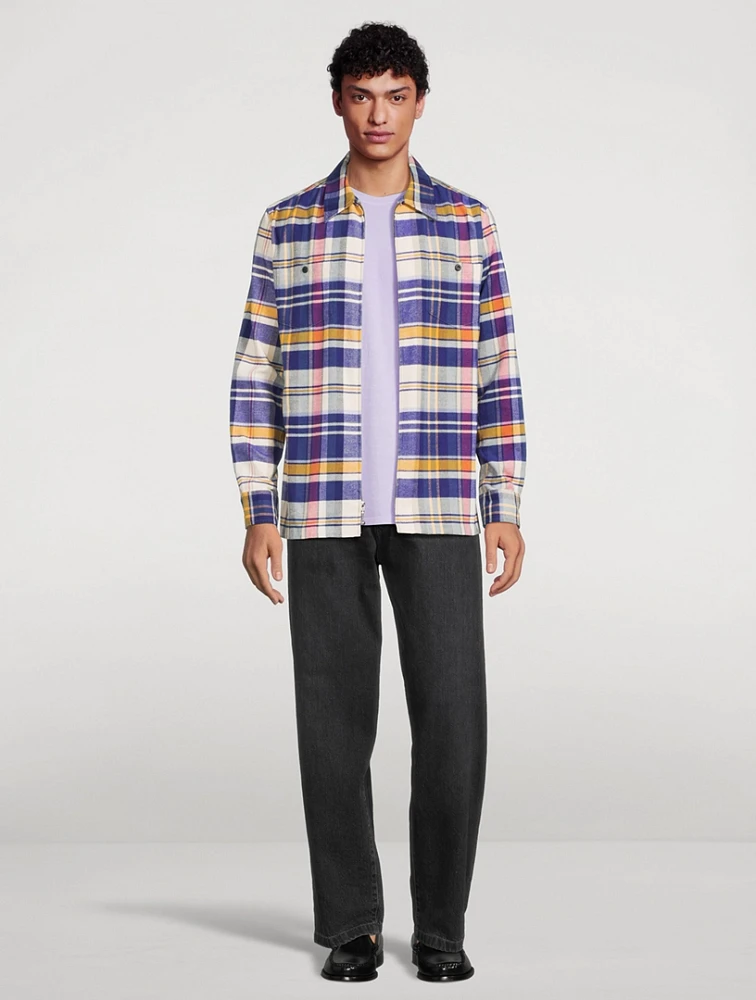 Lightweight Plaid Flannel Shirt