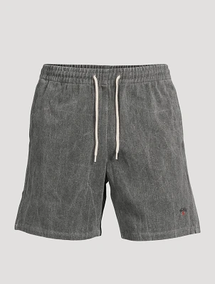 Recycled Cotton Twill Shorts