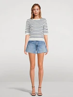 Le Brigette Denim Shorts