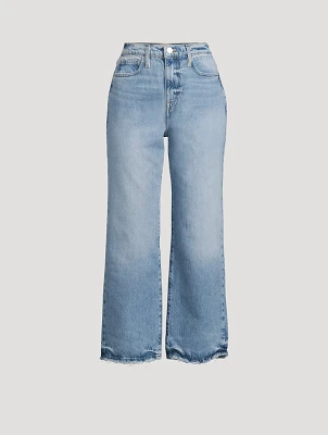 Le Jane Crop Straight-Leg Jeans