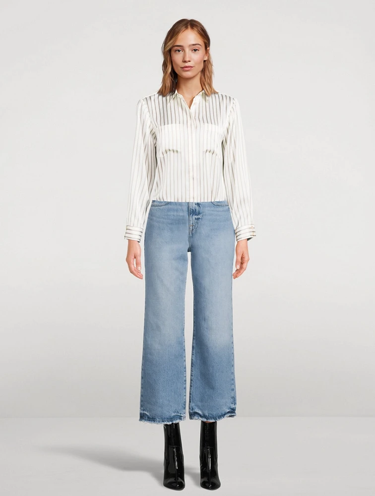 Le Jane Crop Straight-Leg Jeans