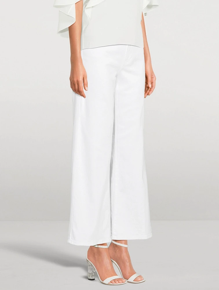 Le Slim Palazzo Wide-Leg Jeans