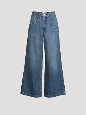 The Pixie Skater Wide-Leg Jeans