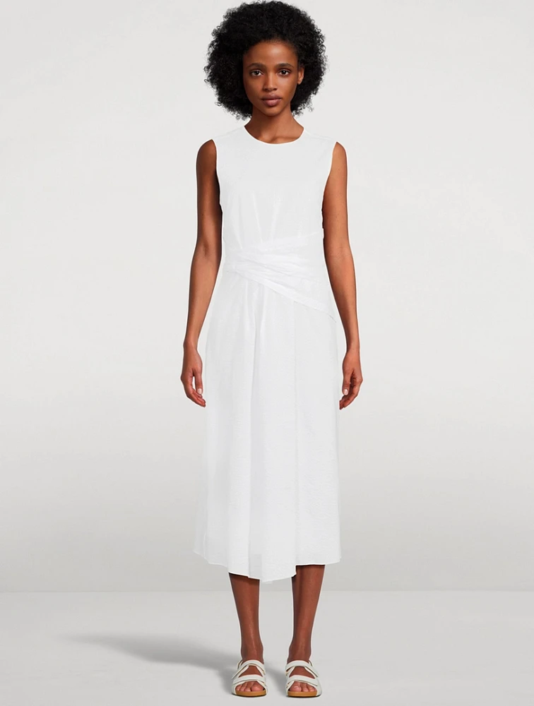 Ruched Midi Dress